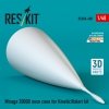 RESKIT RSU48-0408 Mirage 2000B nose cone for Kinetic/Italeri kit (3D Printed) 1/48